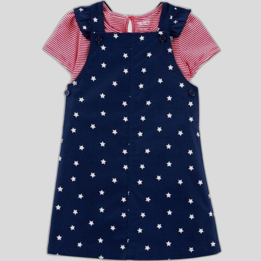 Carter's Child Of Mine Skirtall Dress BABY GIRL Size 12 Months NEW